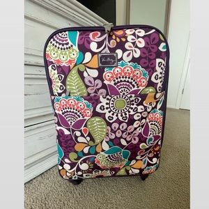 Vera Bradley Suitcase Plum Crazy